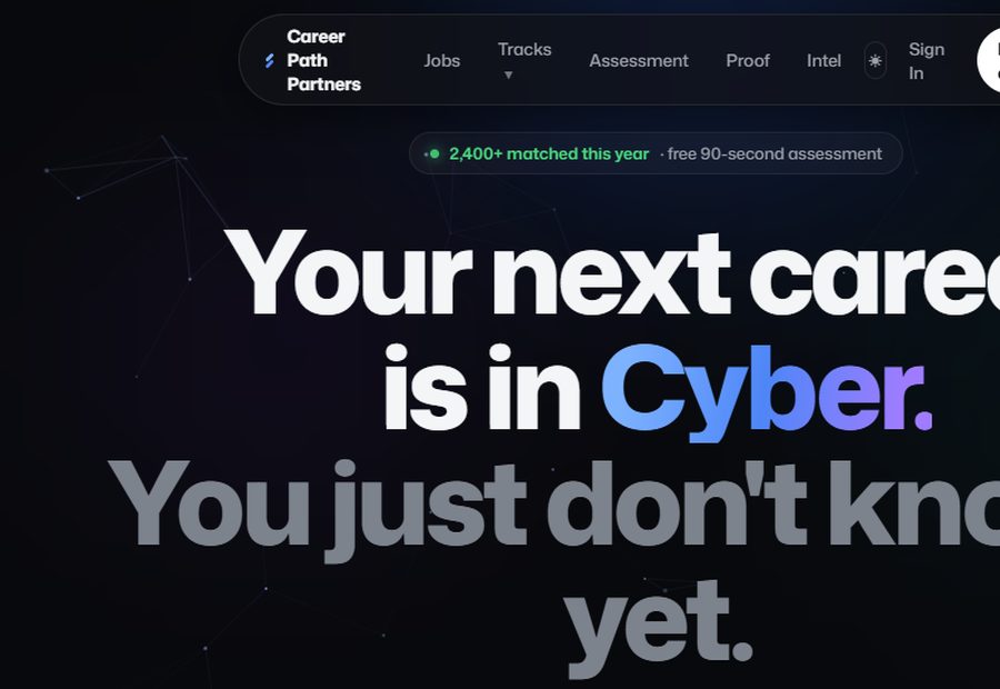 Career Path Partners website screenshot